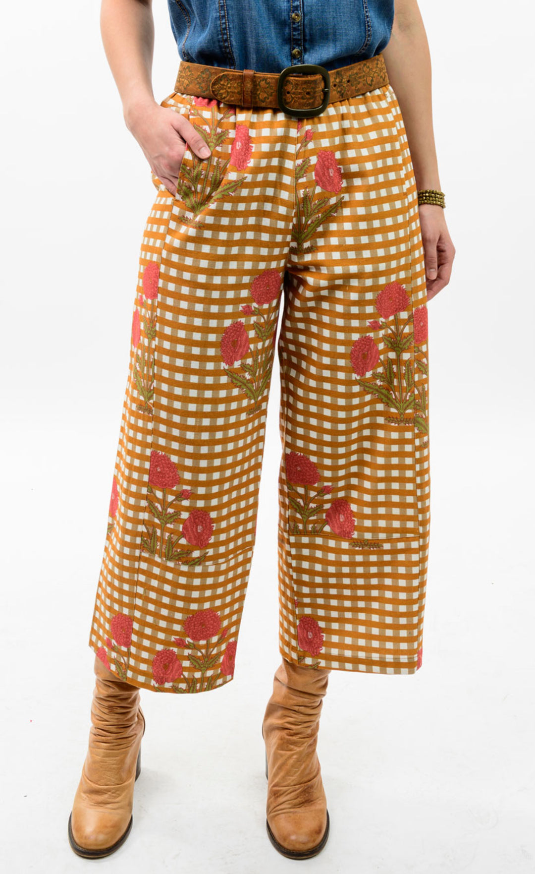 Harvest Bloom Wide Leg Pants