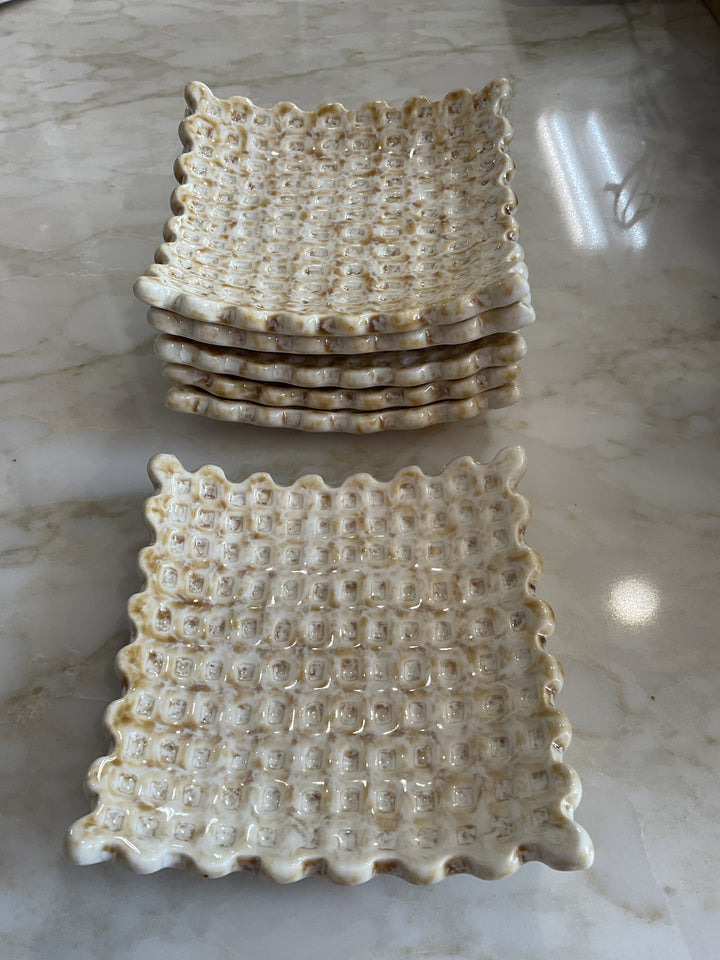 Debossed Stoneware Dish