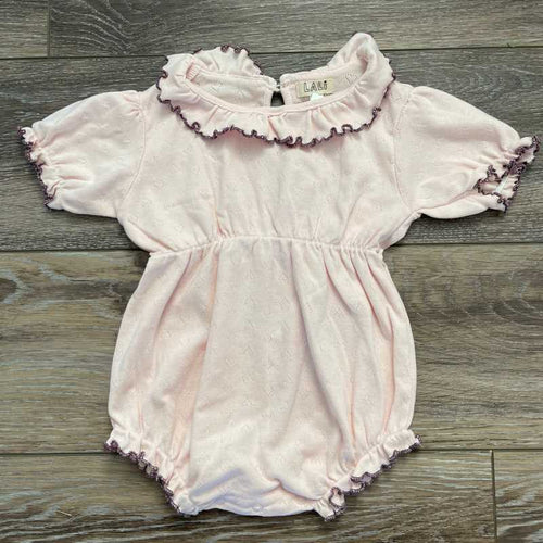 Baby Pink Bubble Romper