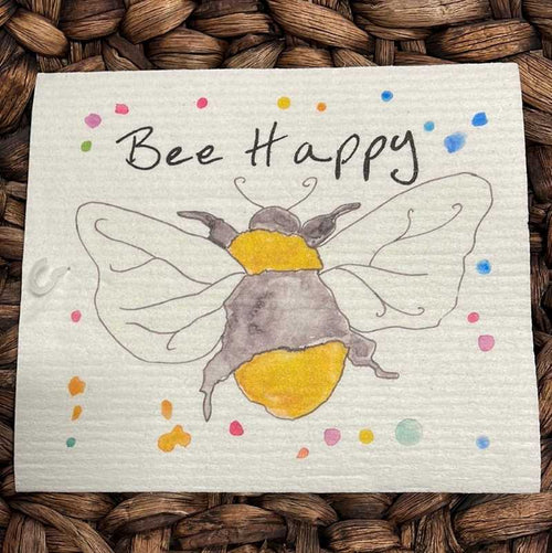 Be Happy Biodegradable Dish Towel
