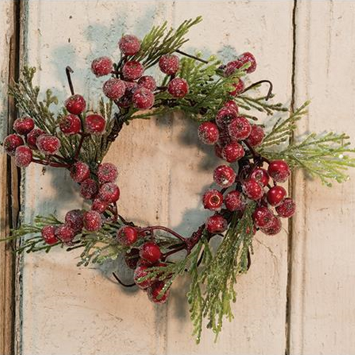 Berry & Cedar Ring - 3.5”