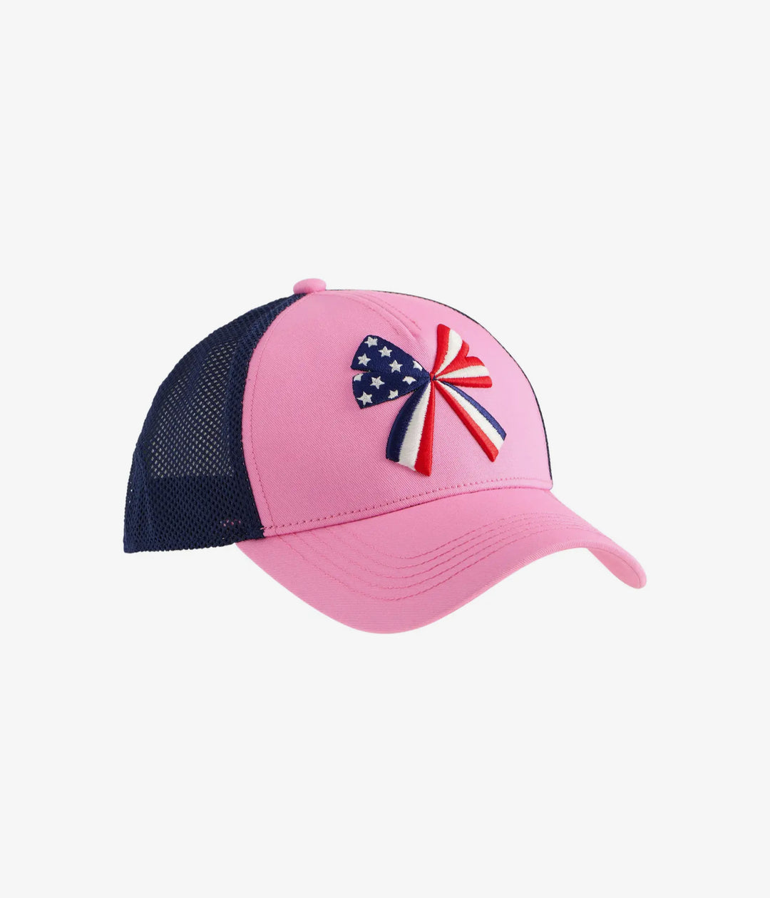 Stars & Stripes Bow Trucker Hat