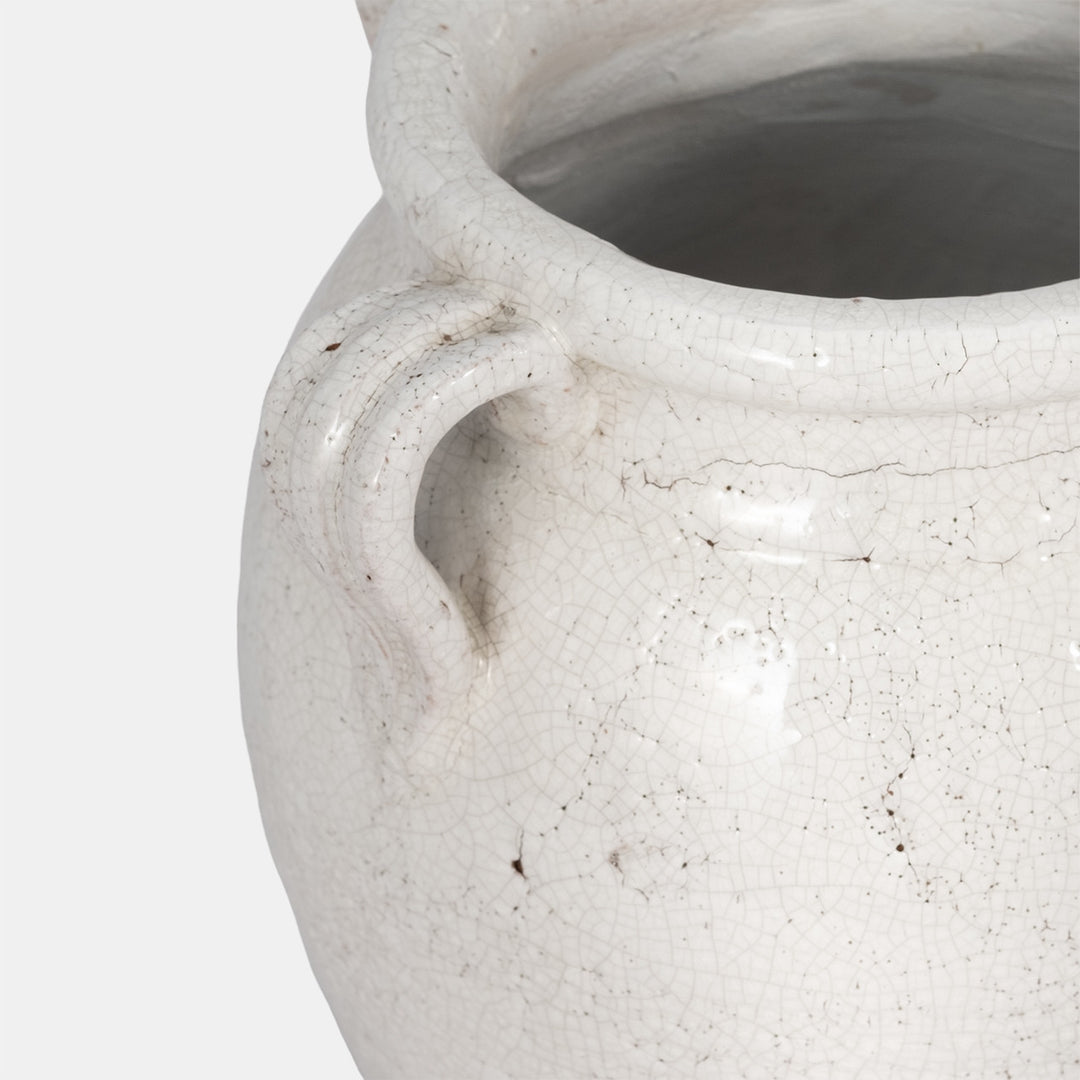 Calais Crackle Handle Pot