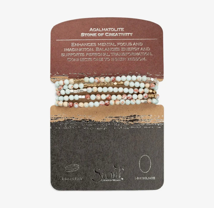Stone Wrap Bracelet/Necklace