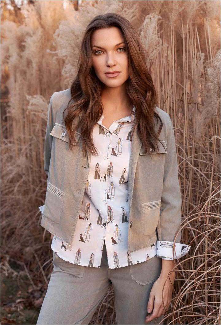 Walk the Dog Button-Up Shirt