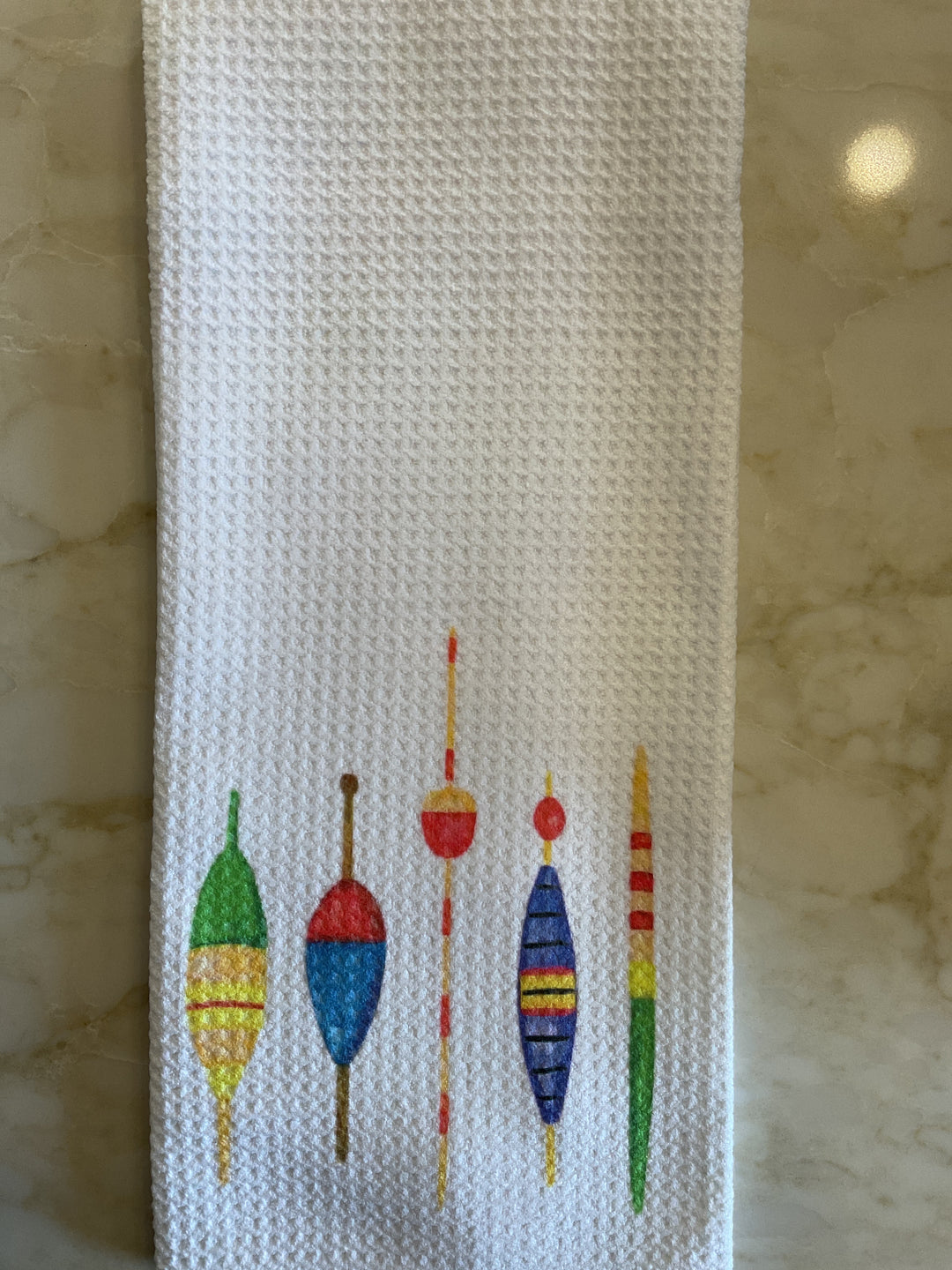 White Waffle Weave Towel