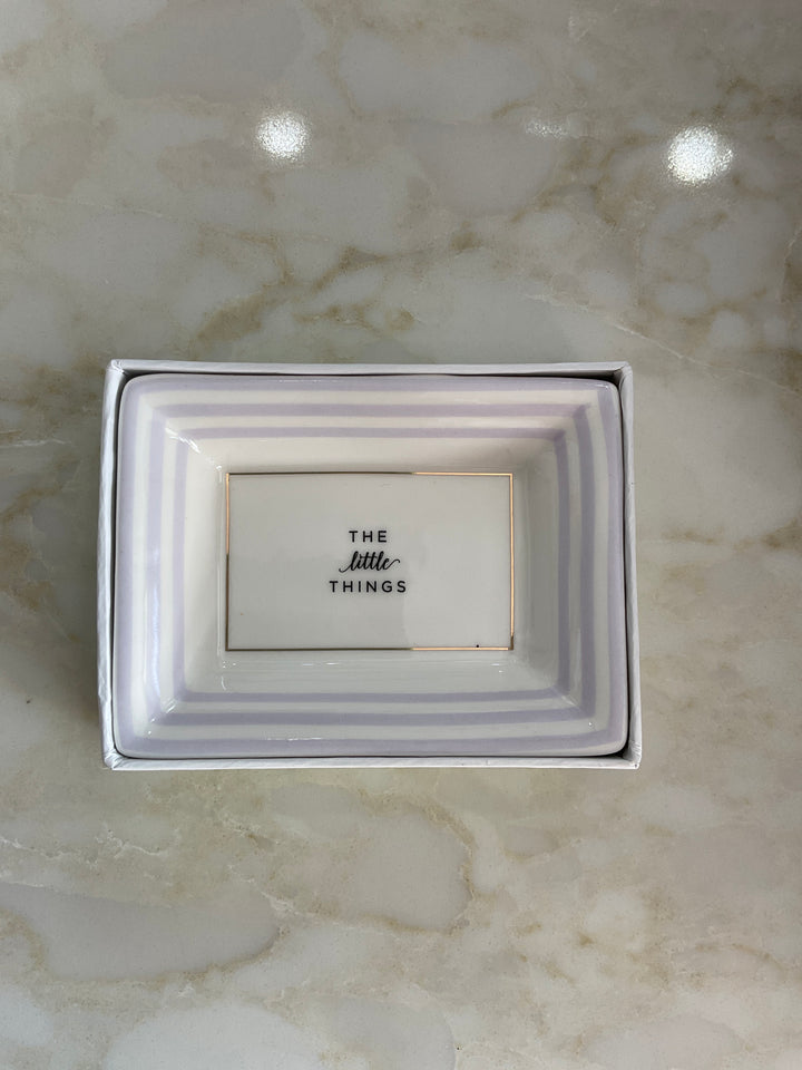 Petite Sayings Porcelain Trinket Tray