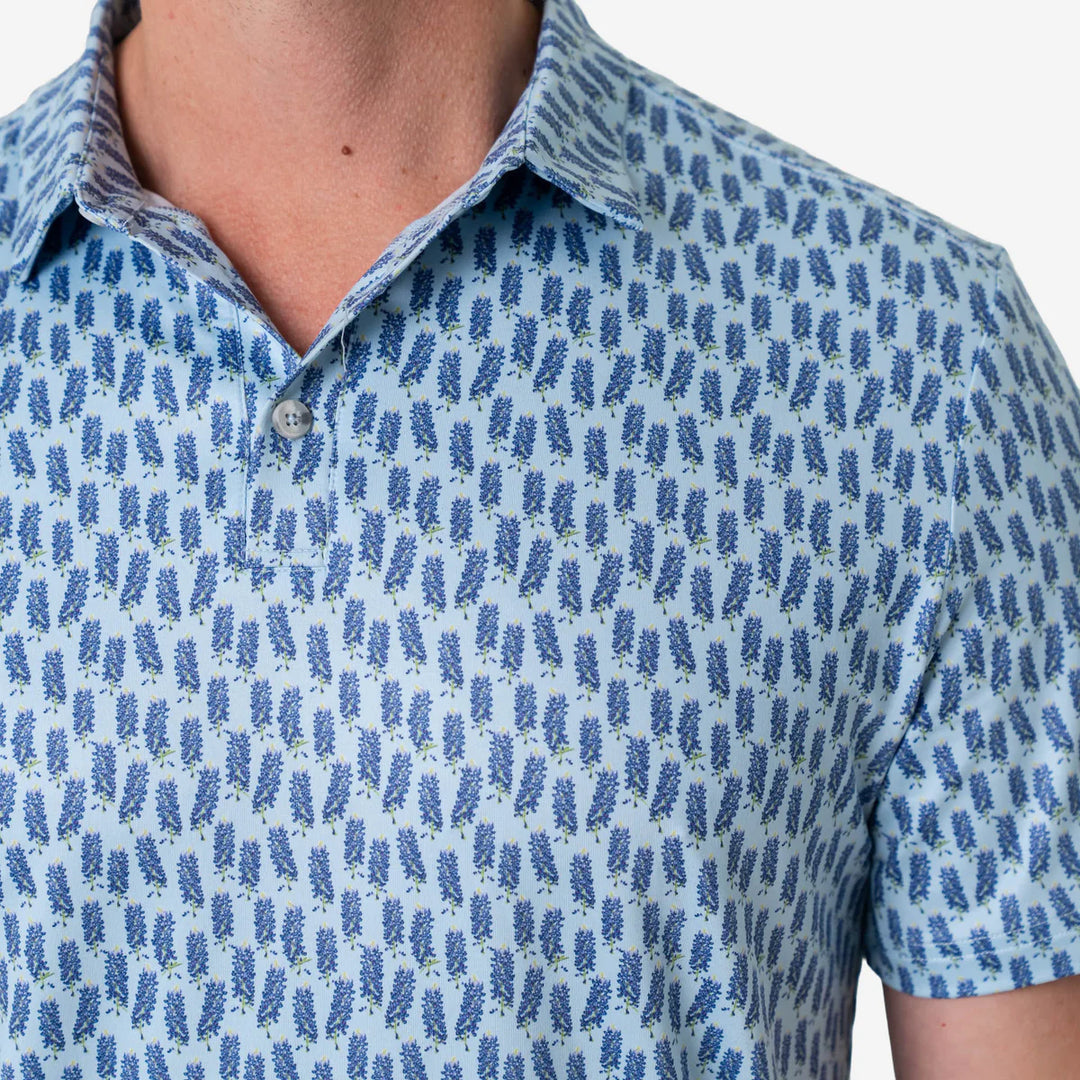 Performance Polo – Blue Lavender