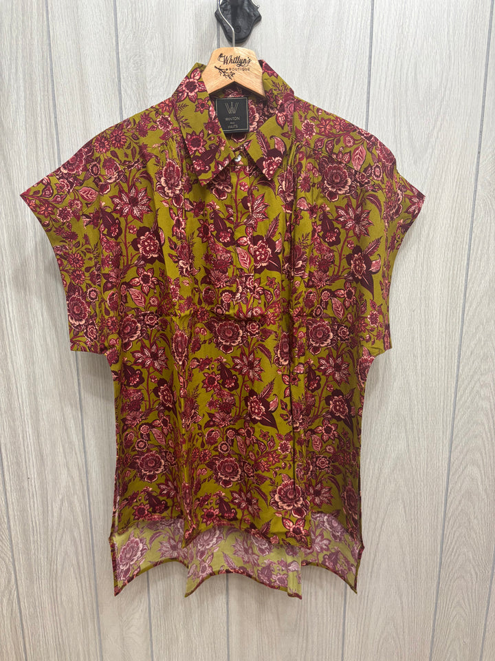Mulberry Garden Button-Up Blouse