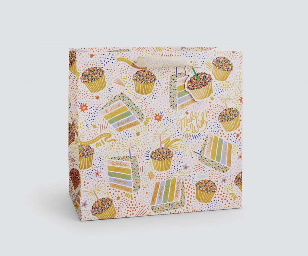 Sprinkle Layer Cake Birthday Gift Bags