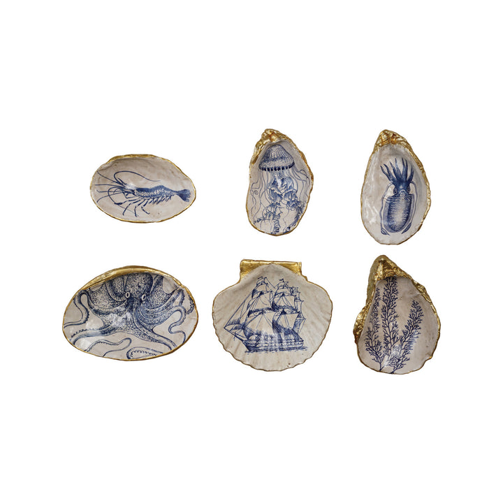 Coastal Sketch Shell Dish