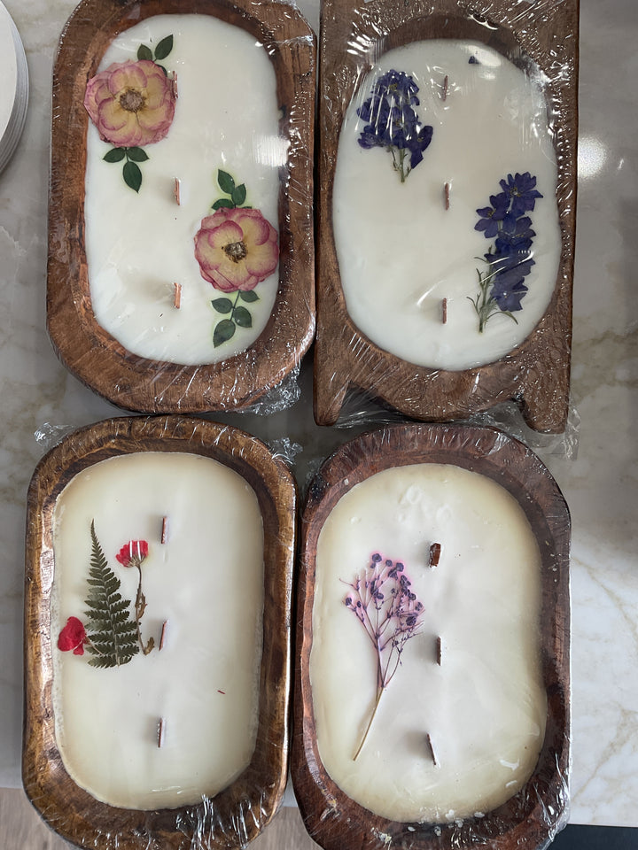 Dough Bowl Hand Poured Candle - Small