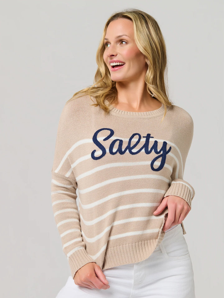 Salty Shores Sweater Taupe
