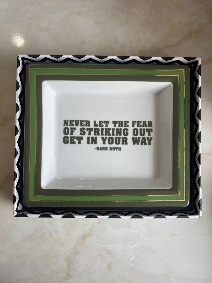 Wise Sayings Porcelain Tray