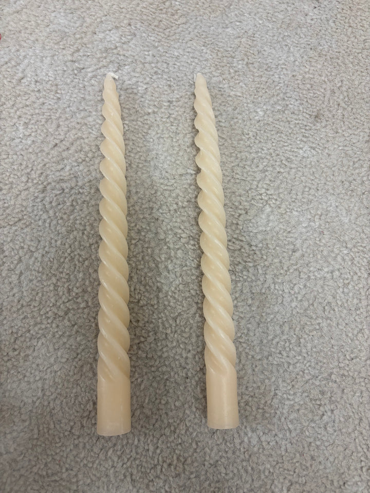 Twisted Taper Candle Pair