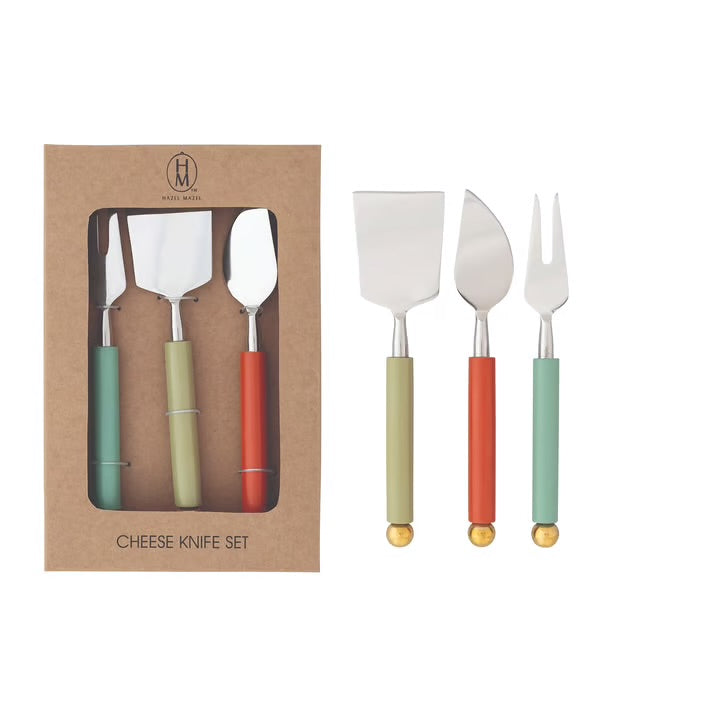Color Pop Cheese Knife Set