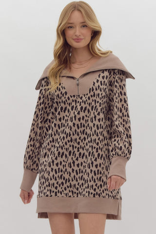 Leopard Mini Dress