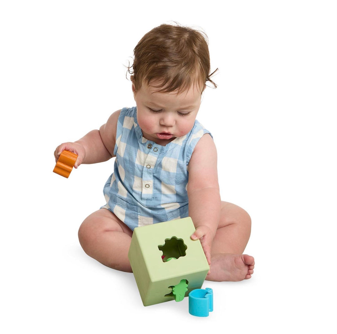 Silicone Safari Shape Sorter Cube
