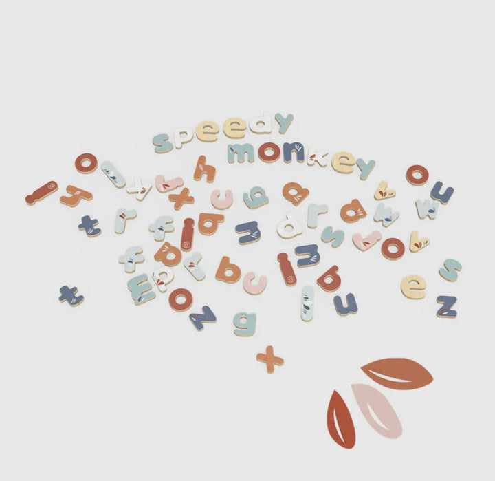 Magnetic Wooden Alphabet Letters
