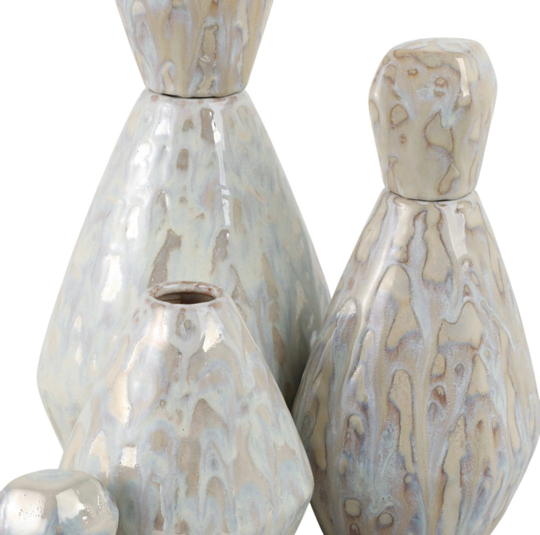 Soft Tide Ceramic Jars