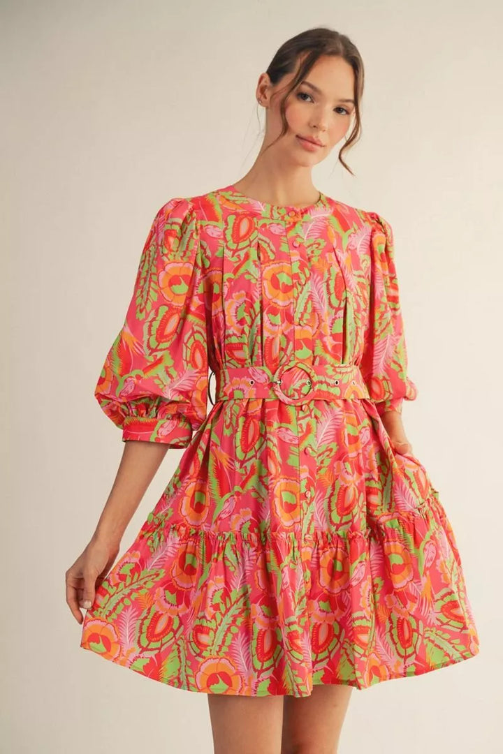 Sunlit Garden Party Dress