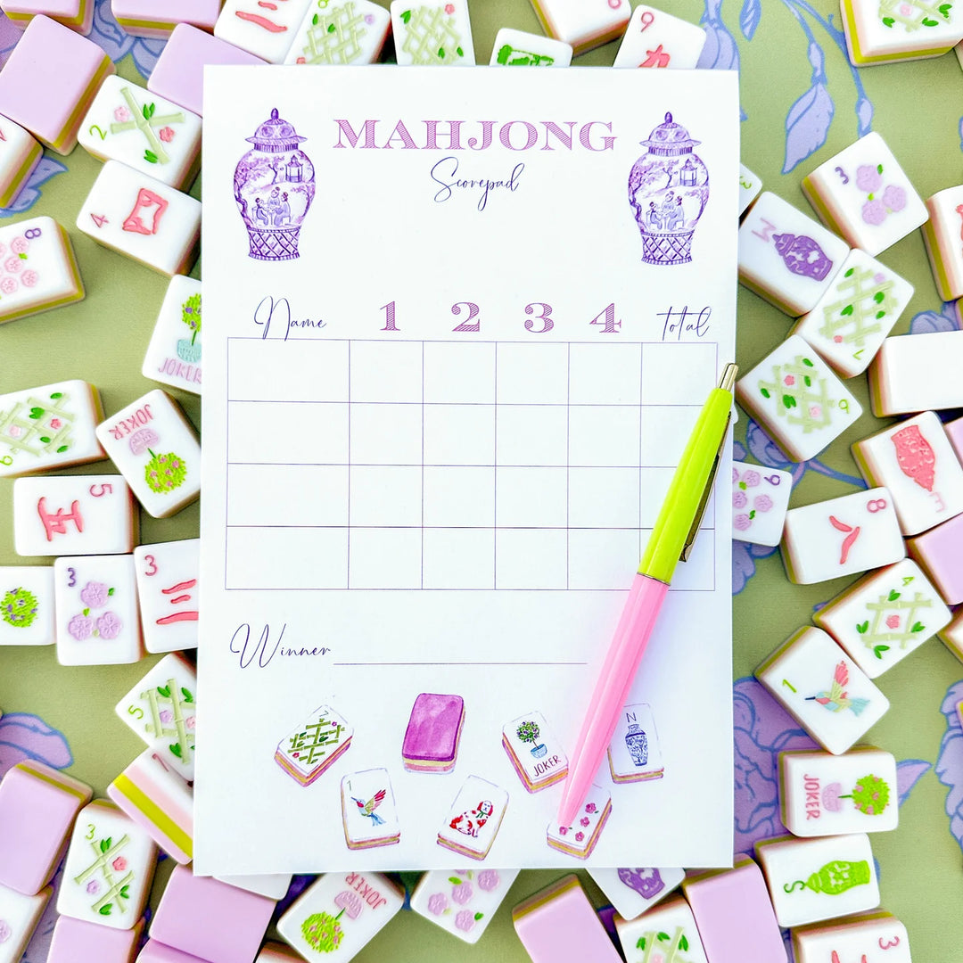 Mahjong Scoring Pad