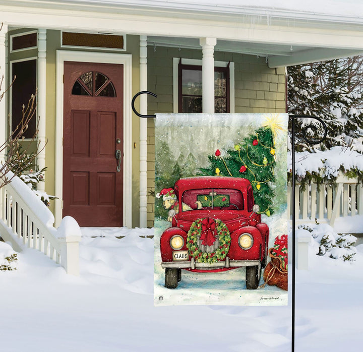 Christmas Tree Delivery Garden Flag