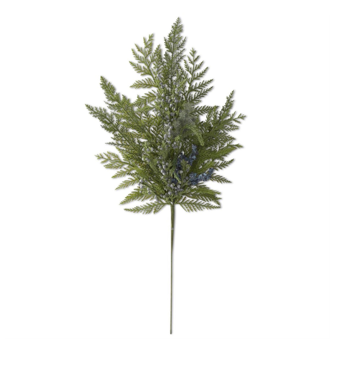 Blue Ridge Evergreen & Berry Stem – 28.5"