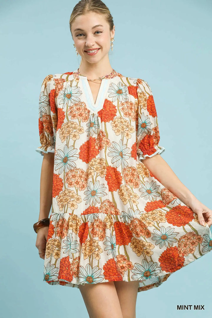Petal Parade Swing Dress