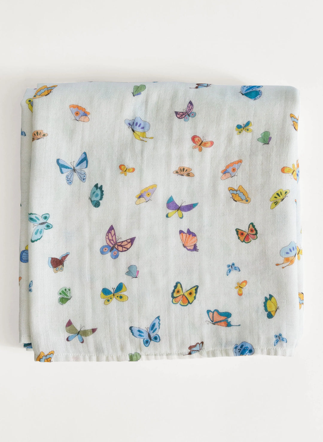 Butterfly Garden Muslin Shawl Blanket