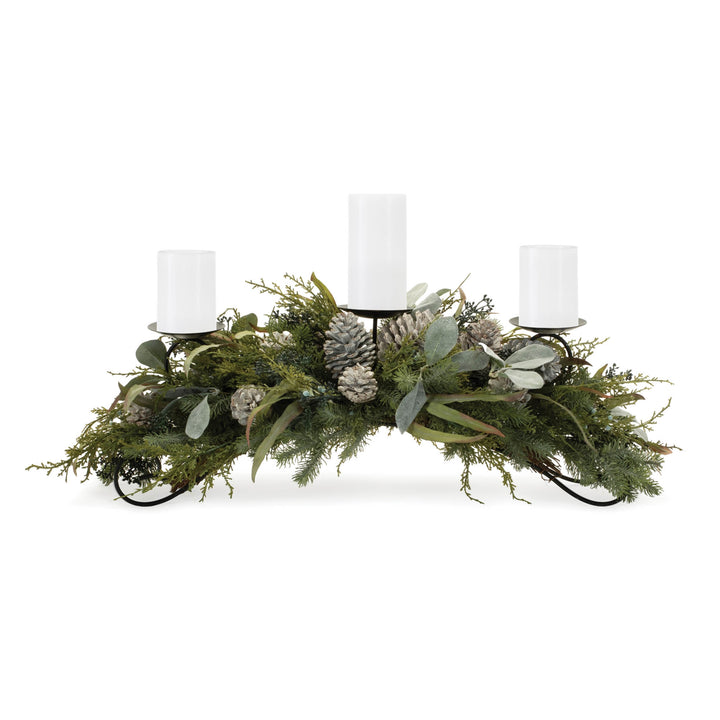 Snowy Pine Centerpiece