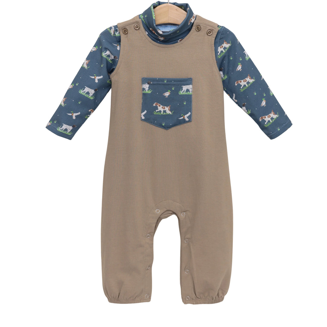 Little Sportsman Hunting Romper Set