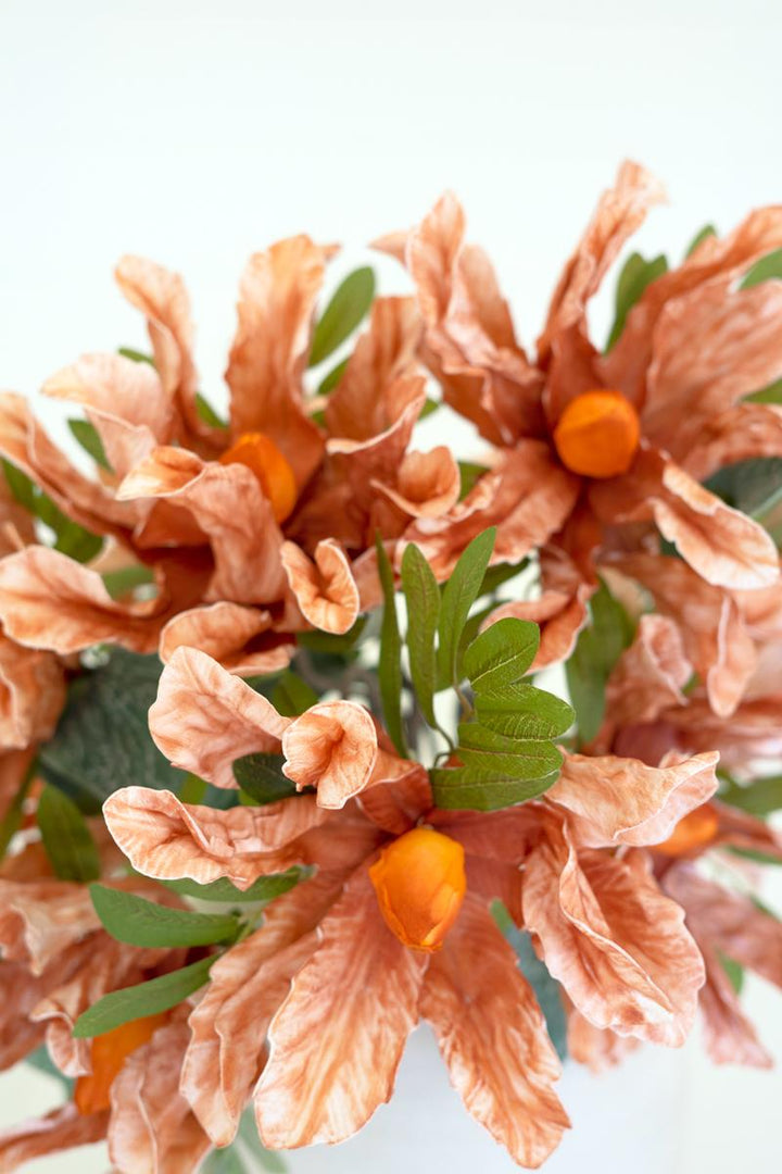 Burnt Orange Blossom Stem