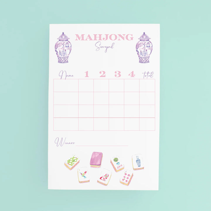 Mahjong Scoring Pad