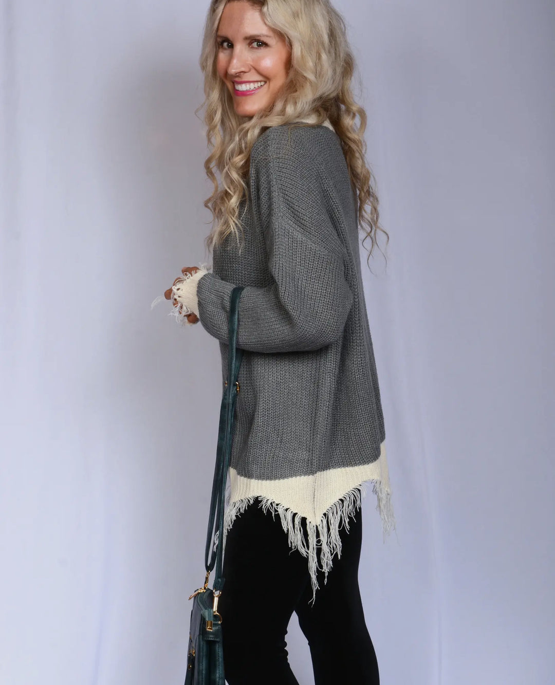Cozy Fringe Hem Sweater