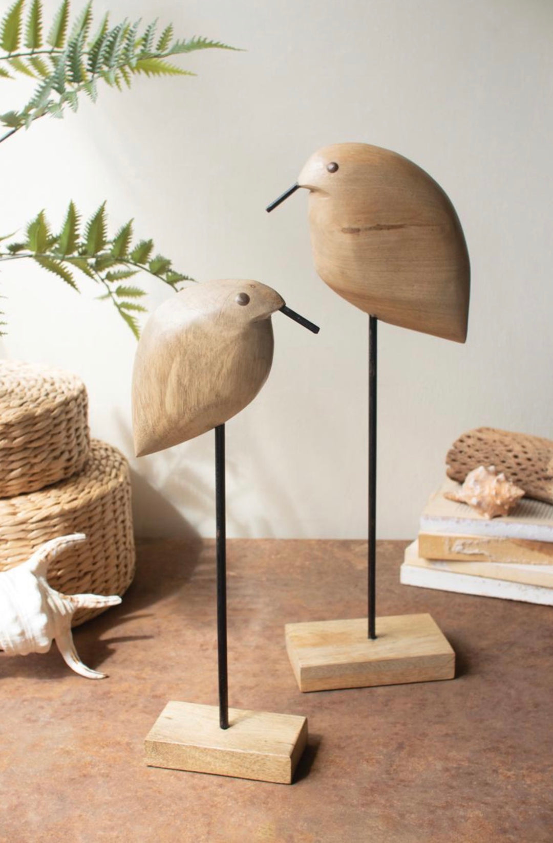 Driftwood Shorebird Sculptures