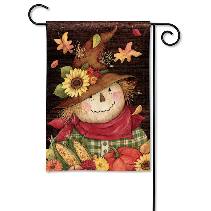 Harvest Scarecrow Garden Flag