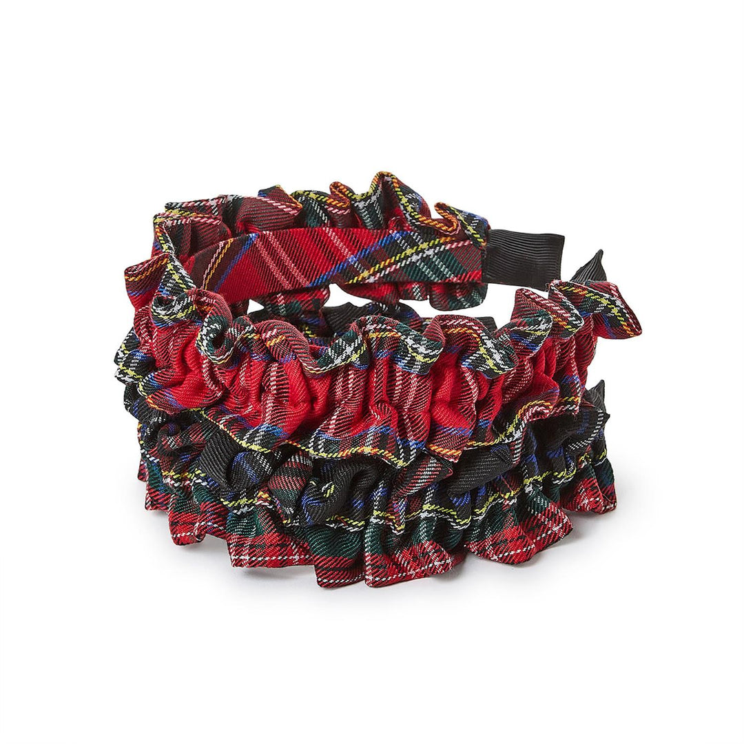 Tartan Ruffle Headband