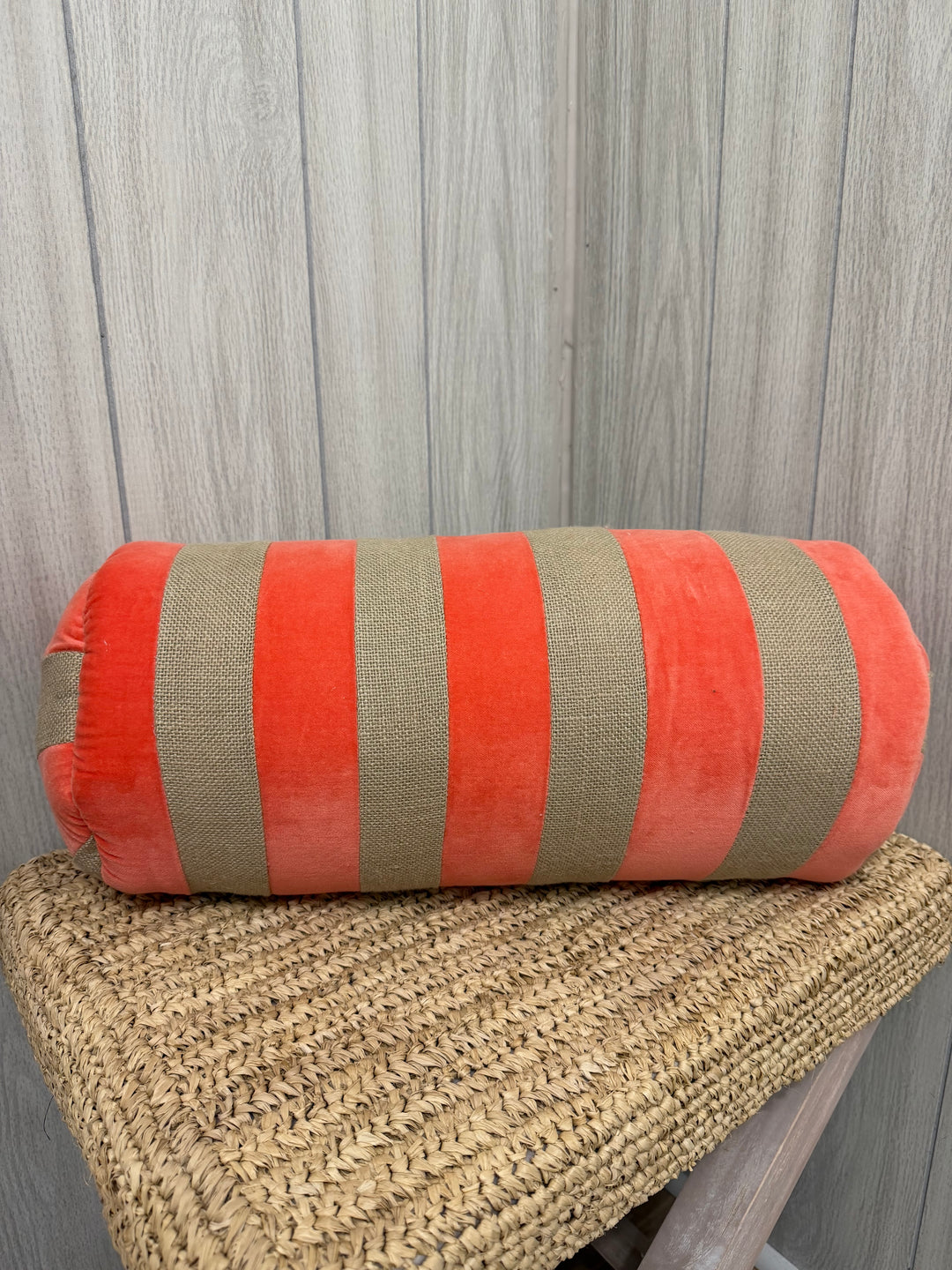 Coral Coast Stripe Bolster Pillow