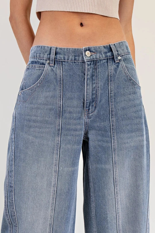 Roll With It Wide Leg Jeans