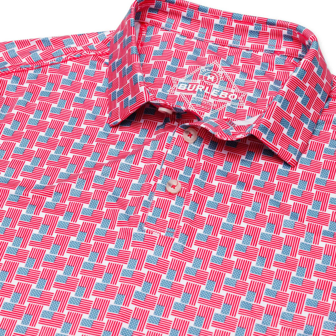 Performance Polo – Stars & Stripes