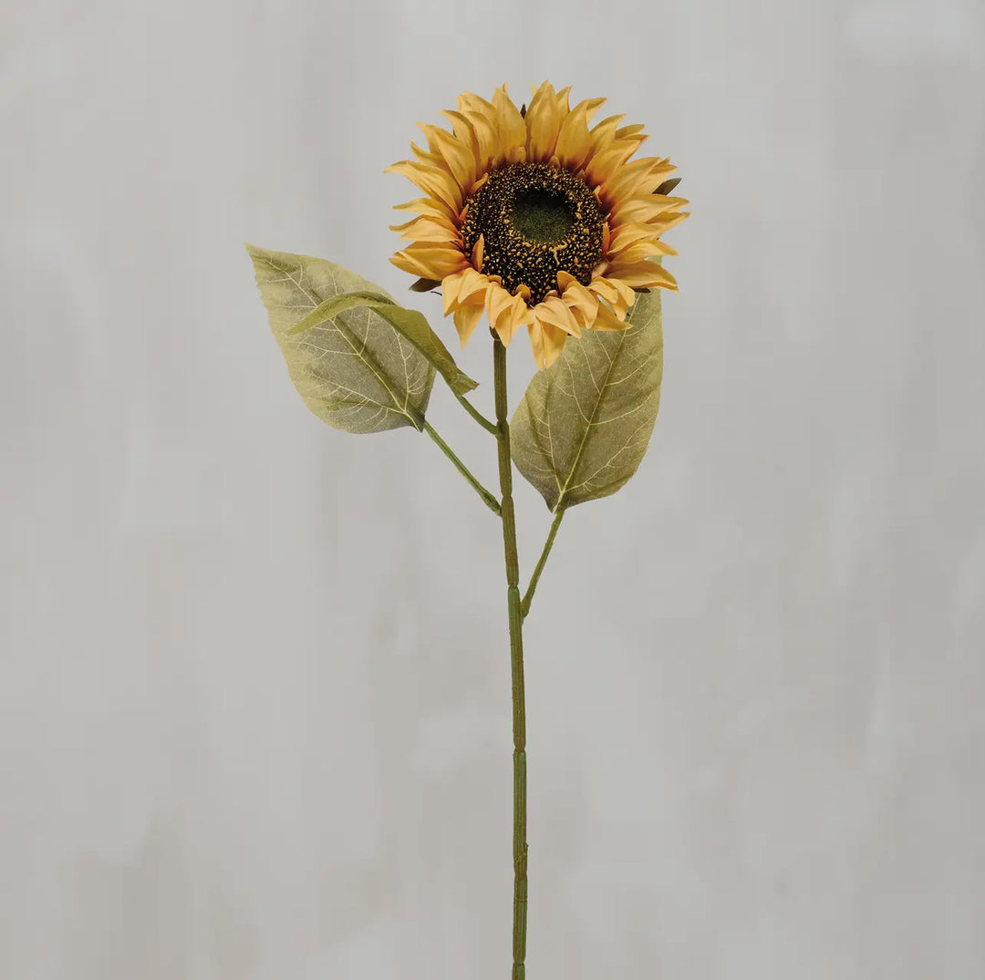 28” Yellow Sunflower Stems