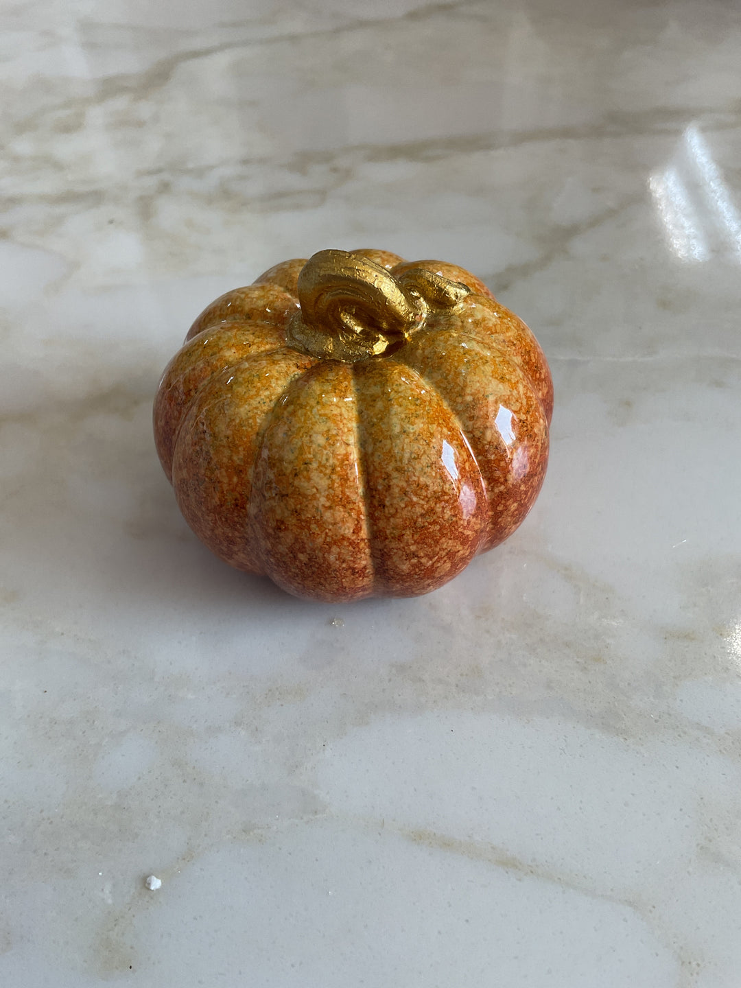 Harvest Resin Pumpkin
