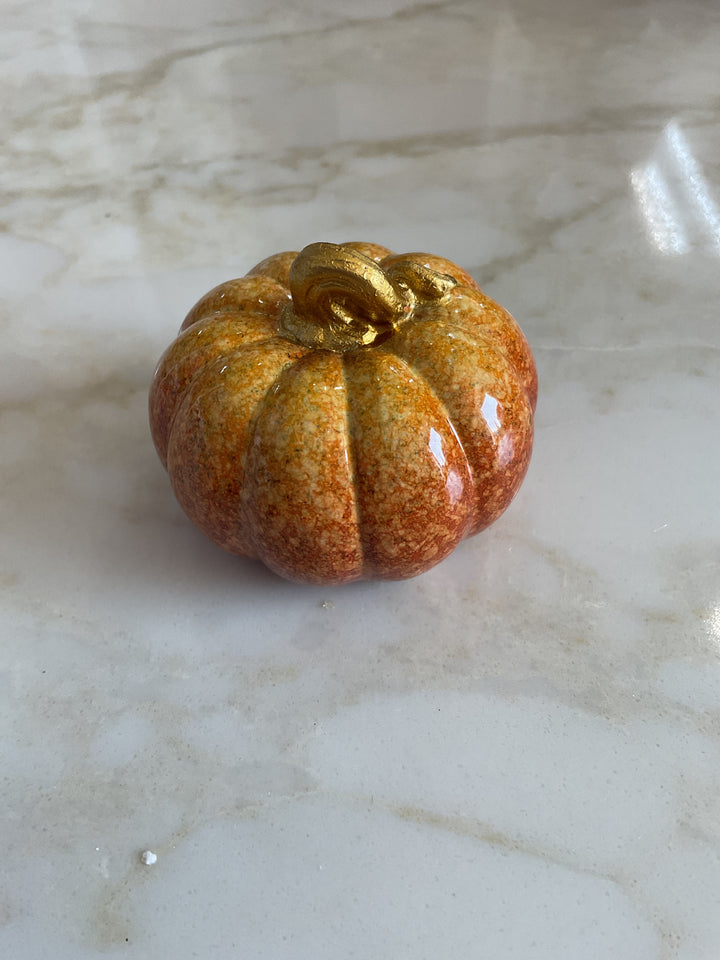 Harvest Resin Pumpkin