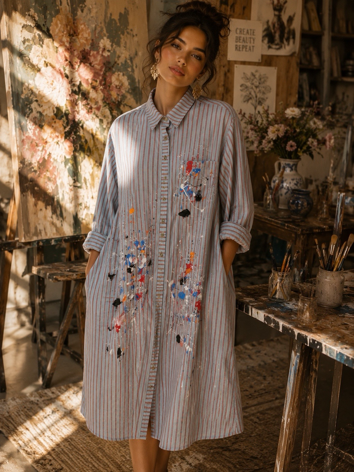 The Artist’s Muse Shirt Dress