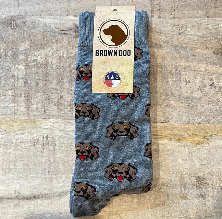 Brown Dog Boykin Spaniel Socks
