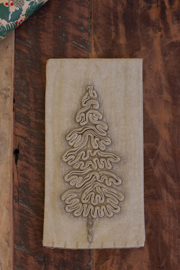 Textured Evergreen Napkins
