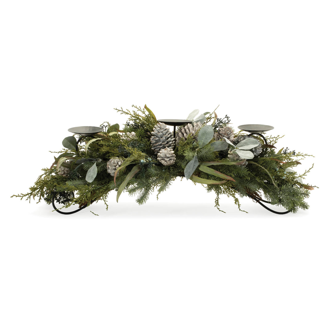 Snowy Pine Centerpiece