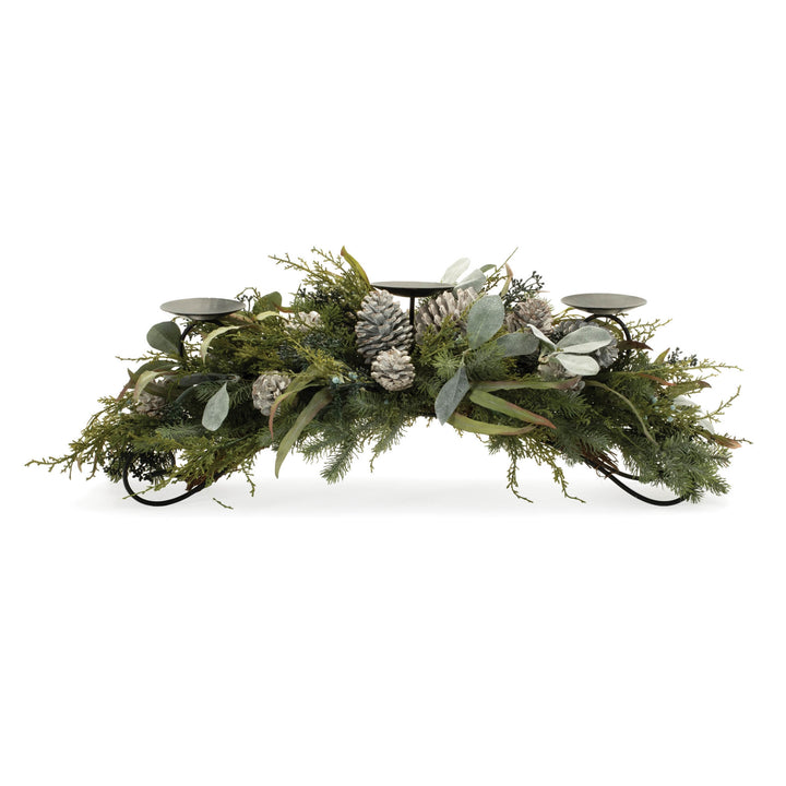 Snowy Pine Centerpiece
