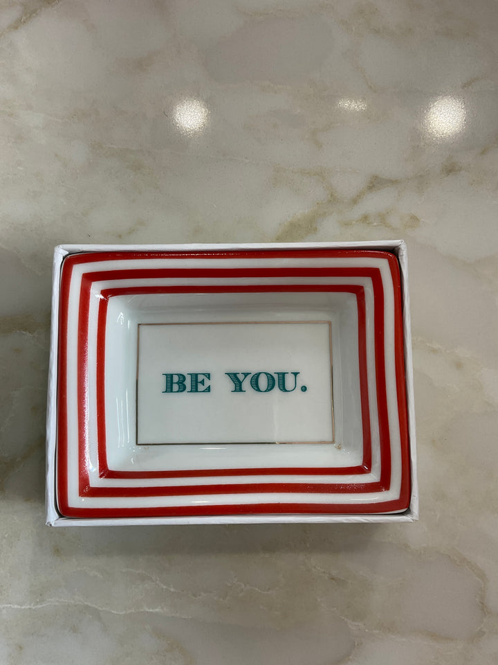 Petite Sayings Porcelain Trinket Tray